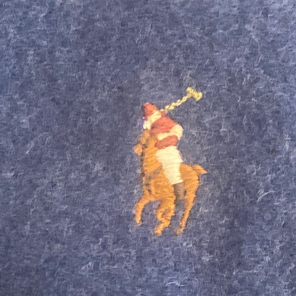 POLO RALPH LAUREN wool scarf. - Picture 2 of 6